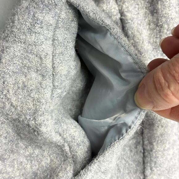 Rachel Zoe Women's Gray Wool Blend Button Front Sweater Coatigan - Picture 5 of 9